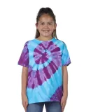 Dyenomite 20BTY Youth Typhoon Tie-Dye Shirt in Tahiti