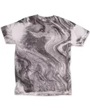 Dyenomite 20BMR Youth Marble Tie Dye T-Shirt Black