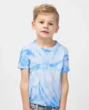 Dyenomite 20TCY Cyclone Tie Dye Toddler T-Shirt in Columbia