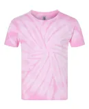 Dyenomite 20TCY Cyclone Tie Dye Toddler T-Shirt in Pink