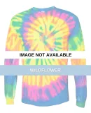 Dyenomite 240MS Spiral Tie Dye Long Sleeve Wildflower