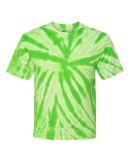 Dyenomite 600TT Tie-Dye Performance T-Shirt Lime