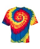 Dyenomite 600TT Tie-Dye Performance T-Shirt Rainbow - 600TI