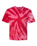 Dyenomite 600TT Tie-Dye Performance T-Shirt Red