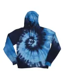 Dyenomite 854TI Tide Tie Dye Hoodie Blue