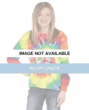 Dyenomite 24BMS Youth Spiral Tie Dye Long Sleeve Wildflower