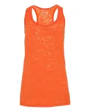 Blue 84 JBTT Juniors' Burnout Tank Top with a Pock Orange