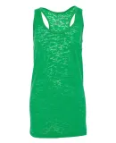 Blue 84 JBTT Juniors' Burnout Tank Top with a Pock Green