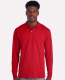 Jerzees 437MLR SpotShield Long Sleeve Jersey Sport in True red