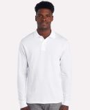 Jerzees 437MLR SpotShield Long Sleeve Jersey Sport in White