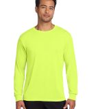 Jerzees 21MLR Dri-Power Sport Long Sleeve T-Shirt in Safety green