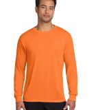 Jerzees 21MLR Dri-Power Sport Long Sleeve T-Shirt in Safety orange