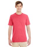 Jerzees 601MR Dri-Power Active Triblend T-Shirt in Fiery red heather