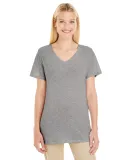 Jerzees 601WVR Women's Tri-Blend V-Neck Short Slee Oxford