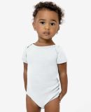 Los Angeles Apparel 40001 / Infant Baby Rib One Pi White