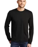 DM132 District Made Mens Perfect Tri Long Sleeve C in Black