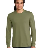 DM132 District Made Mens Perfect Tri Long Sleeve C in Milgrnfst