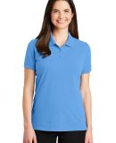 242 LK8000 Port Authority Ladies EZCotton Polo in Azure blue