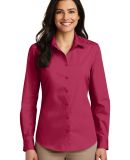 242 LW100 Port Authority Ladies Long Sleeve Carefr in Pink azalea