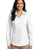 242 LW100 Port Authority Ladies Long Sleeve Carefr in White