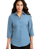 242 LW102 Port Authority Ladies 3/4-Sleeve Carefre in Carolina blue