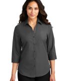 242 LW102 Port Authority Ladies 3/4-Sleeve Carefre in Graphite