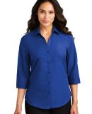 242 LW102 Port Authority Ladies 3/4-Sleeve Carefre in True royal