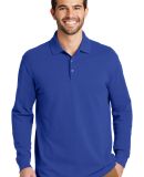 242 K8000LS Port Authority EZCotton Long Sleeve Po in True royal