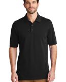 242 K8000 Port Authority EZCotton Polo in Black