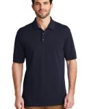 242 K8000 Port Authority EZCotton Polo in Navy