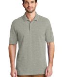 242 K8000 Port Authority EZCotton Polo in Oxford heather