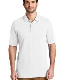 242 K8000 Port Authority EZCotton Polo in White