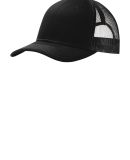 242 C112 Port Authority Snapback Trucker Cap in Black