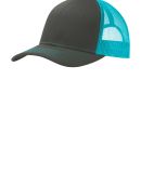 242 C112 Port Authority Snapback Trucker Cap in Grey steel/nbl