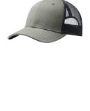 242 C112 Port Authority Snapback Trucker Cap in Htgy/rcnv