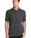 244 KP1500 Port & Company Ring Spun Pique Polo Charcoal