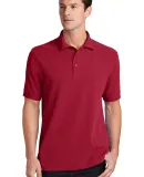 244 KP1500 Port & Company Ring Spun Pique Polo Red