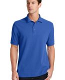 244 KP1500 Port & Company Ring Spun Pique Polo in Royal