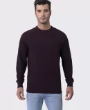 Cotton Heritage M2430 French Terry Crew Pullover Wine