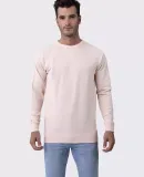 Cotton Heritage M2430 French Terry Crew Pullover Nude Pink