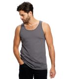 US Blanks US2408 /Unisex Poly/Cotton Tank in Asphalt