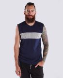 US Blanks US3022/Men's Your Logo HereMuscle Tee Indigo/Smoke