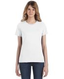 Anvil 880 by Gildan Women's Lightweight T-Shirt in White