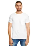 ANVIL 983 Lightweight Pocket T-Shirt in White