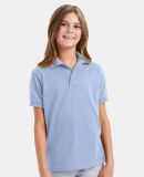 52 054Y Youth Ecosmart Jersey Polo Sport Shirt in Light blue