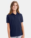 52 054Y Youth Ecosmart Jersey Polo Sport Shirt in Navy