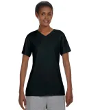 52 483V Cool DRIÂ® Women's Performance V-Neck Te Black