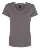 Hanes 42V0 X-Temp Women's V-Neck T-Shirt Smoke Grey