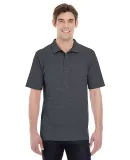 055P X-Temp Pique Sport Shirt with Fresh IQ Charcoal Heather