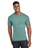 Hanes 42TB X-Temp Triblend T-Shirt with Fresh IQ o Green Clay Heather